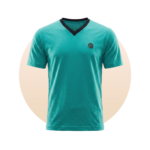 CAMISETA GOLA V VERDE