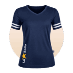 CAMISETA PV M/CURTA FEMININA AZUL LA SALLE