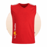 CAMISETA PV S/MANGA VERMELHA LA SALLE